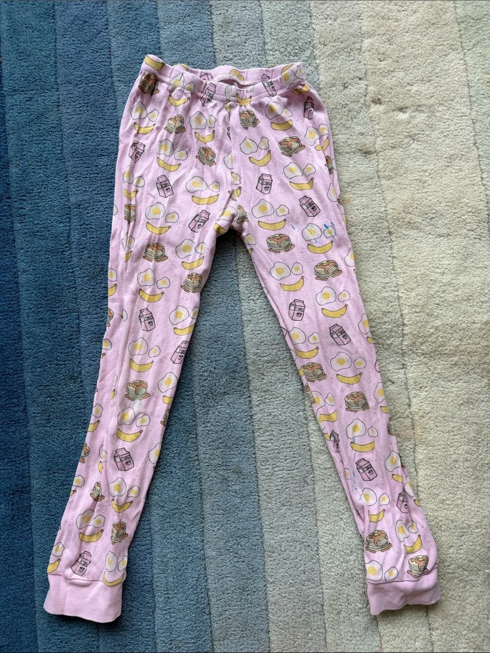 Baby Steps Pink Breakfast Print & Hot Pink Tie-Dye Kids Pajama sets